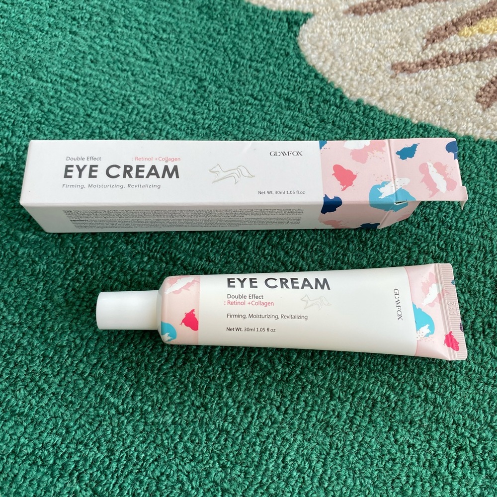 GlamFox Double Effect Eye Cream With Retinol and Collagen